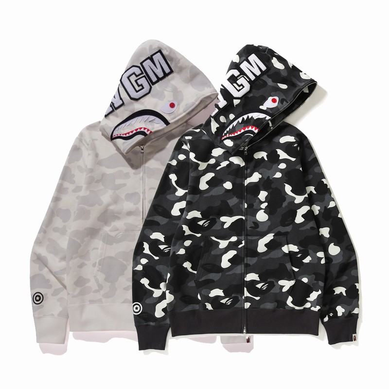 Bape Hoodie 2 Colors Black White M-3XL B51XC816